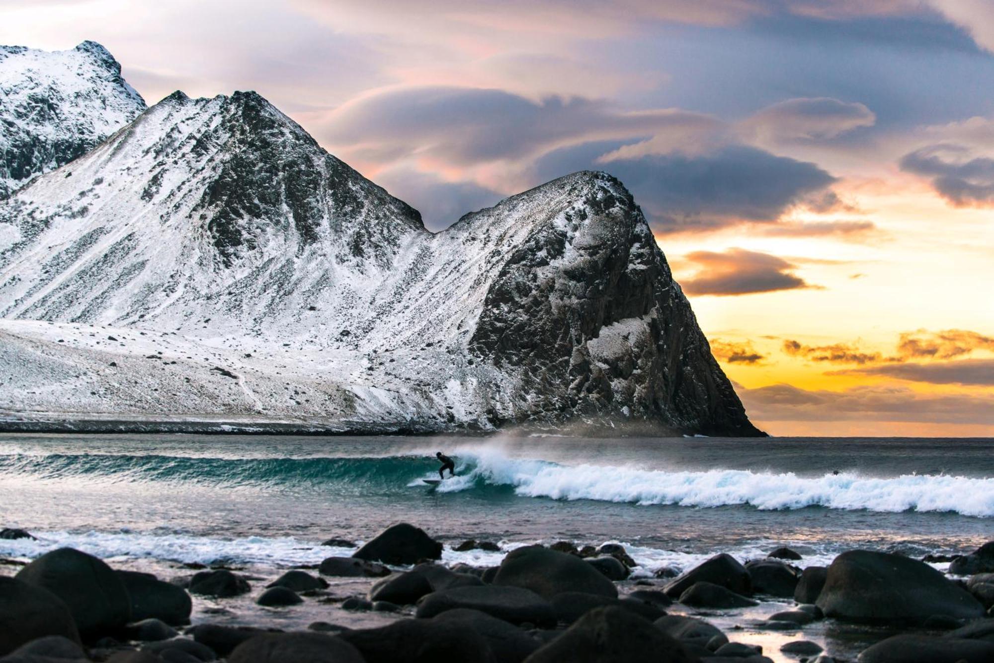 Unstad Surfpacker Unnstad Exteriér fotografie